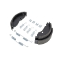 Preview: NB PARTS Bremsbacken Achssatz 160x35 passend für ALKO 1635 1636 1637 - 1213888  4010201A 1213888 / SBA818-N