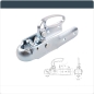 Preview: DDR Rockinger Zugmaul / Kugelkupplung / Klaue KK92 A Ø 70 mm, 1600 kg online günstig kaufen - DA100032 AT100102 K92A000W 740080 012100083 4250422508226 TGL21642 40096