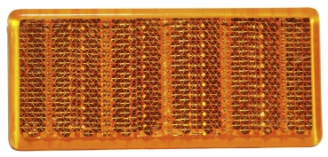 ASPÖCK Reflektor 76x34mm Gelb selbstklebend