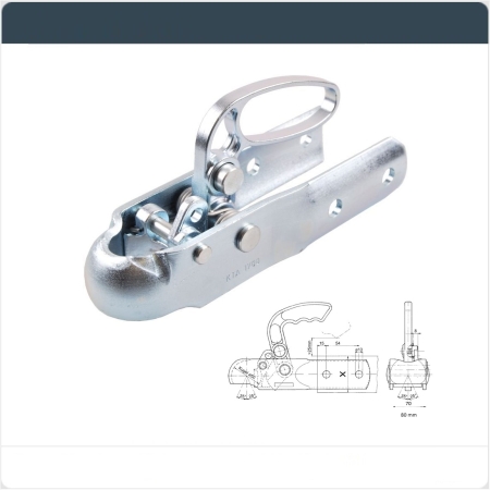 DDR Rockinger Zugmaul / Kugelkupplung / Klaue KK92 A Ø 70 mm, 1600 kg online günstig kaufen - DA100032 AT100102 K92A000W 740080 012100083 4250422508226 TGL21642 40096