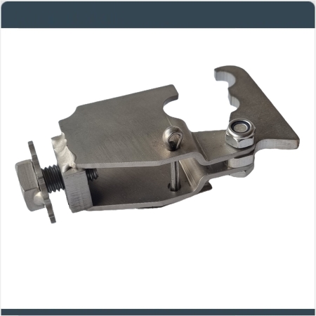 Spreizgelenkschloß in Edelstahl für DDR Anhänger & Wohnwagen DA100035 - Vergleichsnummern: 3235564 005000142 7474230