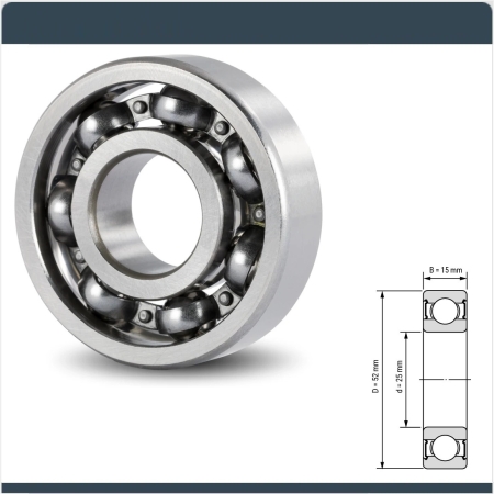PKW Anhänger Ersatzteil AV10-005470 Rillenkugellager / Radlager 6205 700951 3235433 6205 005470 4063819017603