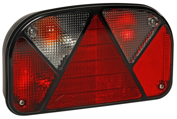 ASPÖCK Multipoint II links Nebelschlussleuchte Kennzeichenbeleuchtung Gummitülle