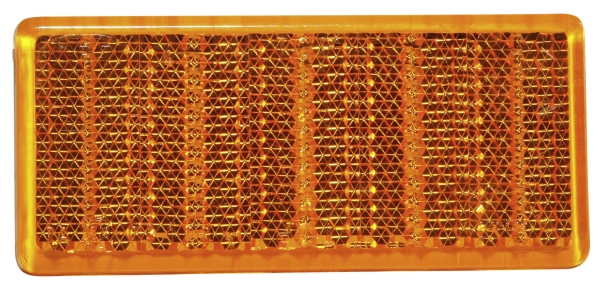 ASPÖCK Reflektor 76x34mm Gelb selbstklebend