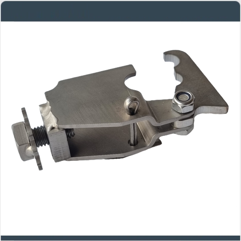 Spreizgelenkschloß in Edelstahl für DDR Anhänger & Wohnwagen DA100035 - Vergleichsnummern: 3235564 005000142 7474230