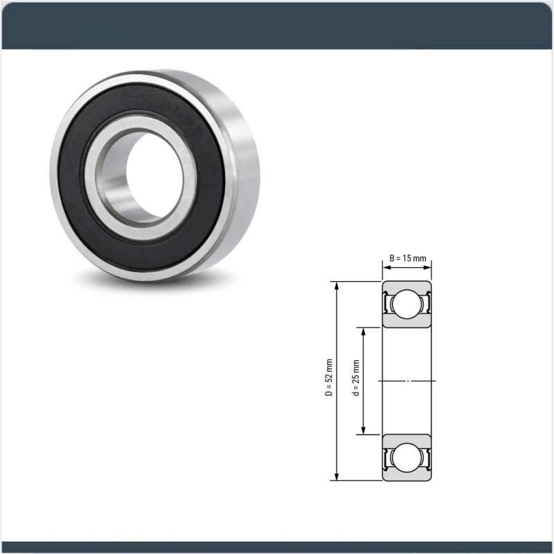 PKW Anhänger Ersatzteil AV10-005470G Rillenkugellager / Radlager 6205 2RS 005470G 11188 32 354 50 3235450 6205 6205Z 6205RS RALA625