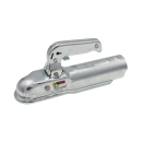 Zugkugelkupplung 750 kg für 70 mm Rundrohr-Deichsel, 3-Loch (90/116 mm), Ø 12,5 mm Bohrung, ungebremst, passend für EM80-G/1, ALKO AK7 Plus/C.