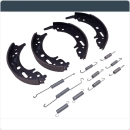 Bremsbackenset DA100116 für DDR Anhänger & Wohnwagen mit mechanischer Radbremse RM325 - Vergleichnummern: 3235565 3235562 3235563 740133 74740033 10047007 80732 005000030 005000031 74.740.033 74740033